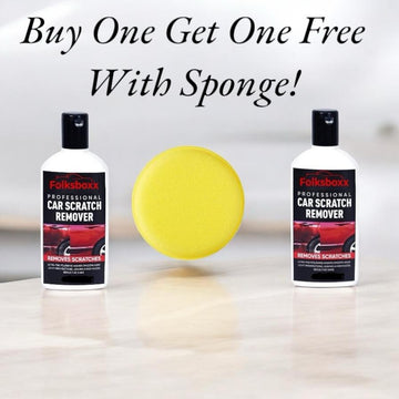 Premium Car Paint Scratch Remover Kit with Sponge Buy 1 Get 1 Free