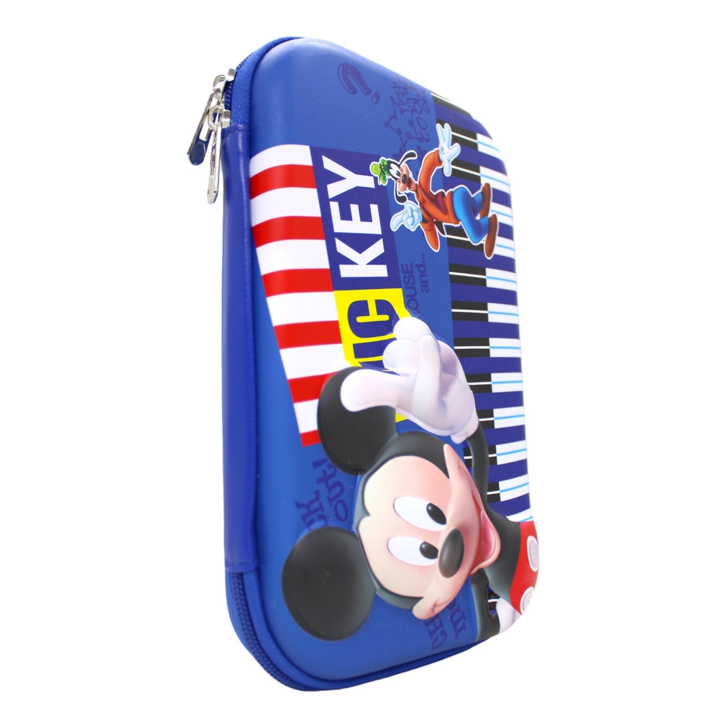 FOLKSBOXX 3D Embossed EVA Cover Pencil Case with Compartments, Pencil Pouch for Kids, School Supply Organizer for Students, Stationery Box, Cosmetic Zip Pouch Bag, Pencil Box, Wide range of cartoon character