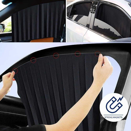 Magnetic Car Side Window Sunshade Curtains (4PCS Set) !SUMMER OFFER!