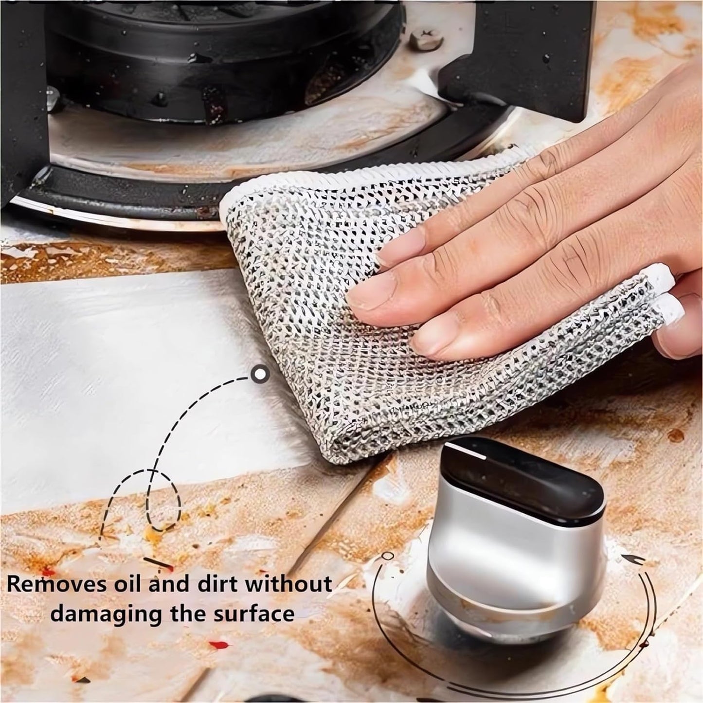 Multipurpose Metal Mesh Cleaning Cloth