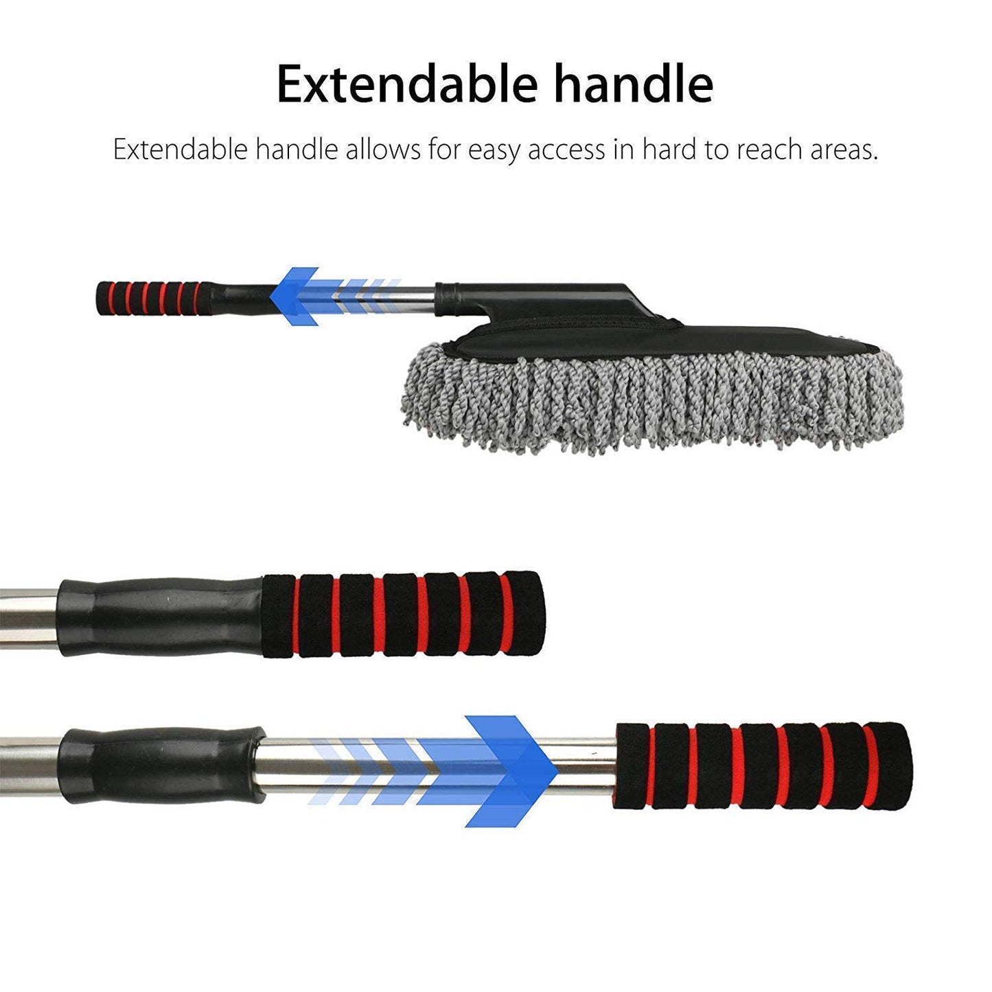 Extendable Microfiber Car Cleaning Brush