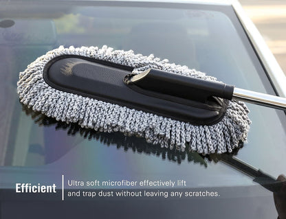 Extendable Microfiber Car Cleaning Brush