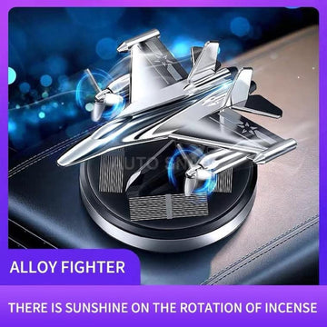 Black Fighter Aeroplane Car Dashboard Perfume Diffuser with Refills (5 ML)