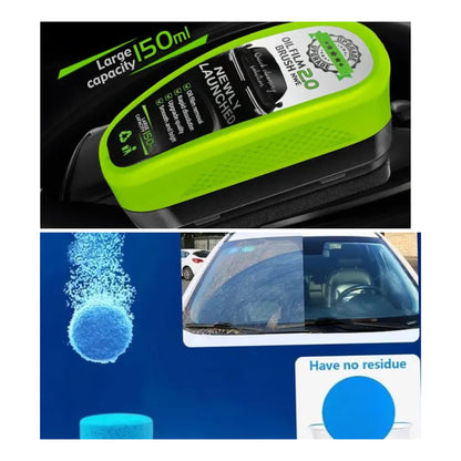 Car Oil Film/Windshield Cleaning Brush + Magic Windshield Cleaning tablets absolutely free!!