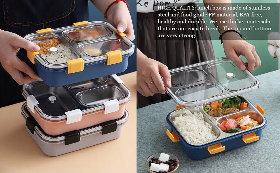 Leak-Proof Stainless Steel Bento Box