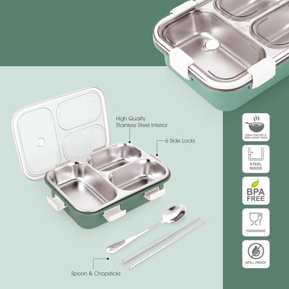 Leak-Proof Stainless Steel Bento Box