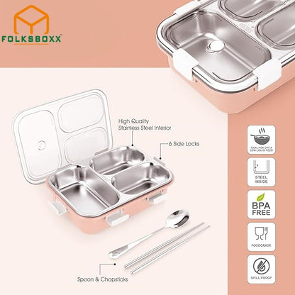 Leak-Proof Stainless Steel Bento Box