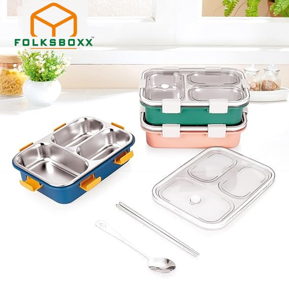 Leak-Proof Stainless Steel Bento Box