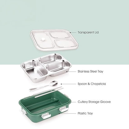 Leak-Proof Stainless Steel Bento Box