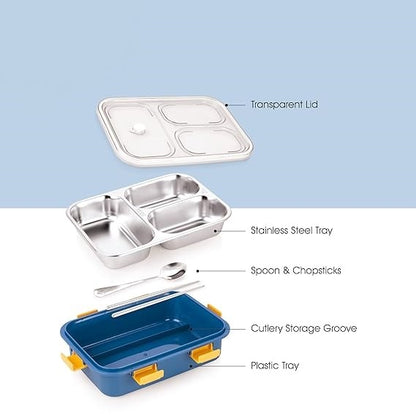 Leak-Proof Stainless Steel Bento Box