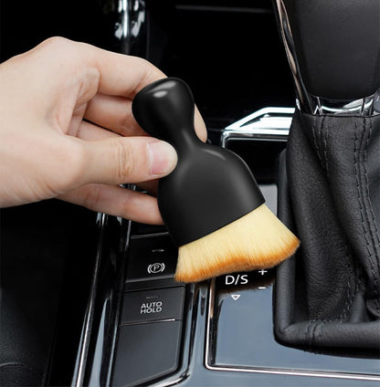 Mini Car Cleaning Brush with Handle