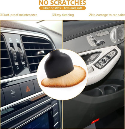 Mini Car Cleaning Brush with Handle