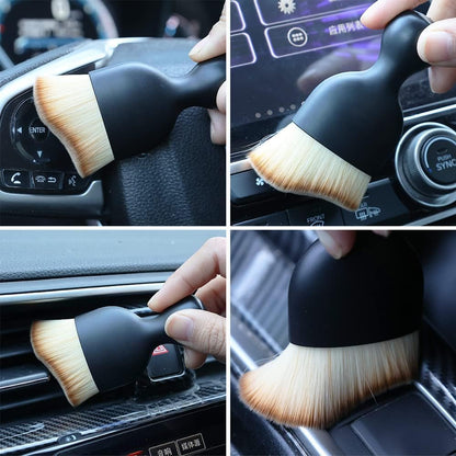 Mini Car Cleaning Brush with Handle