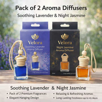 Car Aroma Diffuser Pack of 2 "Urban Drift & Noir Drive"
