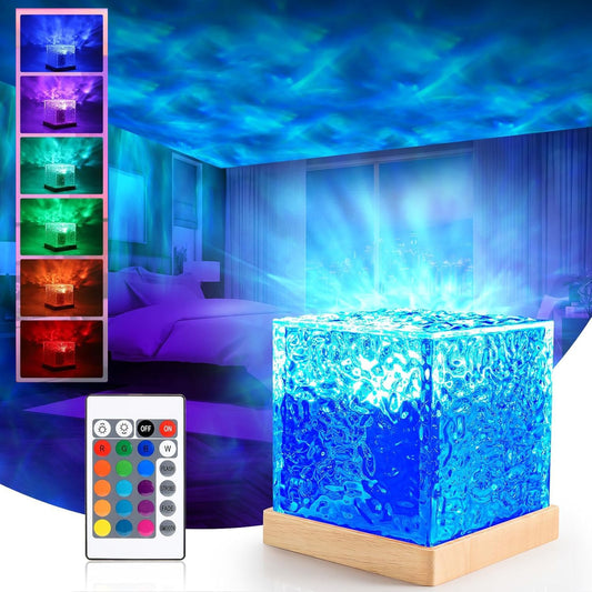 Multicolor 3D Ocean Wave LED Night Light